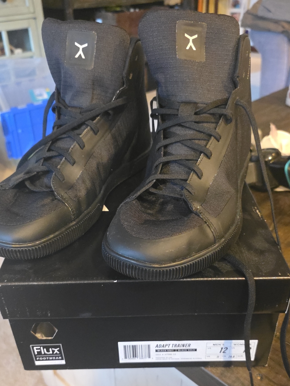 Lux Men’s Black High-Top Sneakers